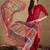 Floral Embroidered Mirror Work Kurta With Trousers & Dupatta