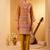 Women Ethnic Motifs Printed Regular Chanderi Silk Kurta with Trousers