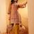 Women Ethnic Motifs Printed Regular Chanderi Silk Kurta with Trousers