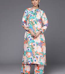 Women Floral Printed Regular Kurta Pith Palazzos