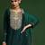 Floral Embroidered Cotton Silk Zari Work Straight Republic Day Kurta With Trousers & Dupatta
