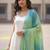Women Tiered Kurta with Trousers & With Dupatta
