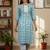 Floral Printed Round Neck Straight Kurta With Patiala & Dupatta