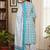 Floral Printed Round Neck Straight Kurta With Patiala & Dupatta
