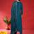 Women Ethnic Motifs Embroidered Regular Sequinned Kurta with Trousers & Dupatta
