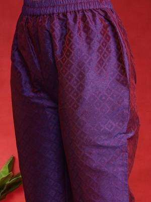 Women Ethnic Motifs Embroidered Kurta with Trousers & Dupatta 3