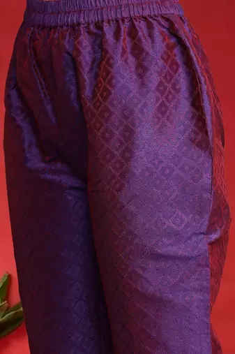Women Ethnic Motifs Embroidered Kurta with Trousers & Dupatta