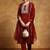 Women Embroidered Regular Kurta with Trousers & With Dupatta