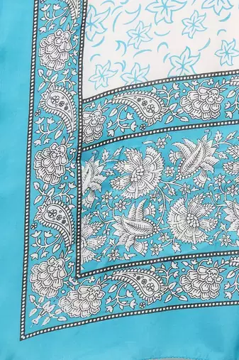 Floral Printed Straight Kurta With Salwar & Dupatta