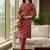 Women Ethnic Motifs Printed Regular Thread Work Kurta with Trousers