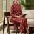 Women Ethnic Motifs Printed Regular Thread Work Kurta with Trousers
