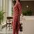Women Ethnic Motifs Printed Regular Thread Work Kurta with Trousers