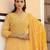 Ethnic Motifs Printed Regular Mirror Work Kurta with Trouser & Dupatta