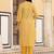 Ethnic Motifs Printed Regular Mirror Work Kurta with Trouser & Dupatta
