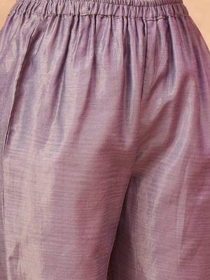 Women Yoke Design Regular Kurta with Trousers & Dupatta 3