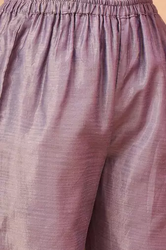 Women Yoke Design Regular Kurta with Trousers & Dupatta