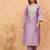 Women Yoke Design Regular Kurta with Trousers & Dupatta