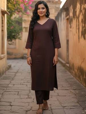 Women Ethnic Motifs Regular Kurta with Trousers & With Dupatta 1
