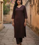 Women Ethnic Motifs Regular Kurta with Trousers & With Dupatta
