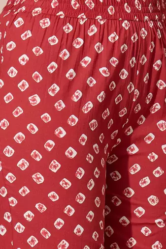 Women Ethnic Motifs Printed Regular Kurta with Trousers