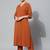 Women Regular Silk Crepe Kurta with Trousers