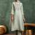 Ethnic Motifs Embroidered Round Neck Thread Work Kurta With Trousers & Dupatta