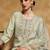 Women Floral Embroidered Regular Thread Work Kurta with Trousers & With Dupatta