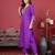 Sequinned Straight Kurta With Trouser & Dupatta