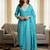 Ethnic Motifs Printed Square Neck Straight Kurta With Trousers & Dupatta
