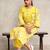 Ethnic Motifs Printed Round Neck Straight Kurta With Trousers