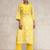 Ethnic Motifs Printed Round Neck Straight Kurta With Trousers