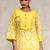 Ethnic Motifs Printed Round Neck Straight Kurta With Trousers