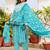 Women Ethnic Motifs Printed Kurta with Mirror Work, Printed Trousers, and Dupatta