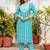 Women Ethnic Motifs Printed Kurta with Mirror Work, Printed Trousers, and Dupatta