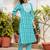 Women Ethnic Motifs Printed Kurta with Mirror Work, Printed Trousers, and Dupatta
