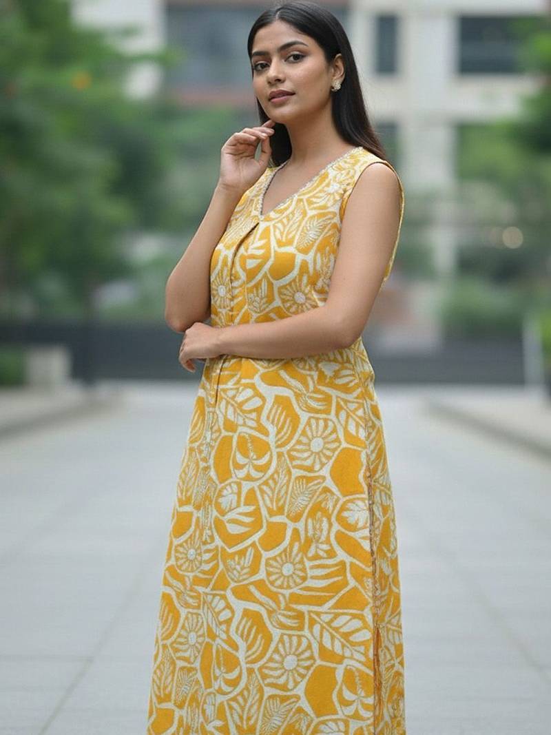 Women Floral Printed Regular Kurta with Trousers