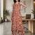 Women Ethnic Motifs Printed Regular Pure Cotton Kurta with Trousers