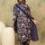 Floral Printed Thread Work Kurta With Trousers & Dupatta