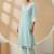 Women Regular Thread Work Kurta with Trousers