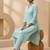 Women Regular Thread Work Kurta with Trousers