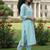 Women Striped Regular Thread Work Kurta with Trousers