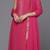 Women Regular Thread Work Silk Crepe Kurta with Trousers & With Dupatta