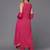 Women Regular Thread Work Silk Crepe Kurta with Trousers & With Dupatta