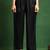 Thread Work Notch Neck Straight Kurta With Trousers And Dupatta