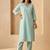 Women Regular Mirror Work Kurta with Trousers