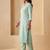 Women Regular Mirror Work Kurta with Trousers