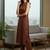 Women Regular Thread Work Kurta with Trousers