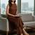 Women Regular Thread Work Kurta with Trousers