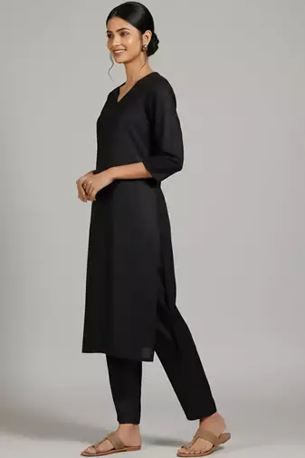 Women Ethnic Motifs Regular Kurta with Trousers & With Dupatta