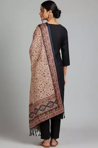Women Ethnic Motifs Regular Kurta with Trousers & With Dupatta
